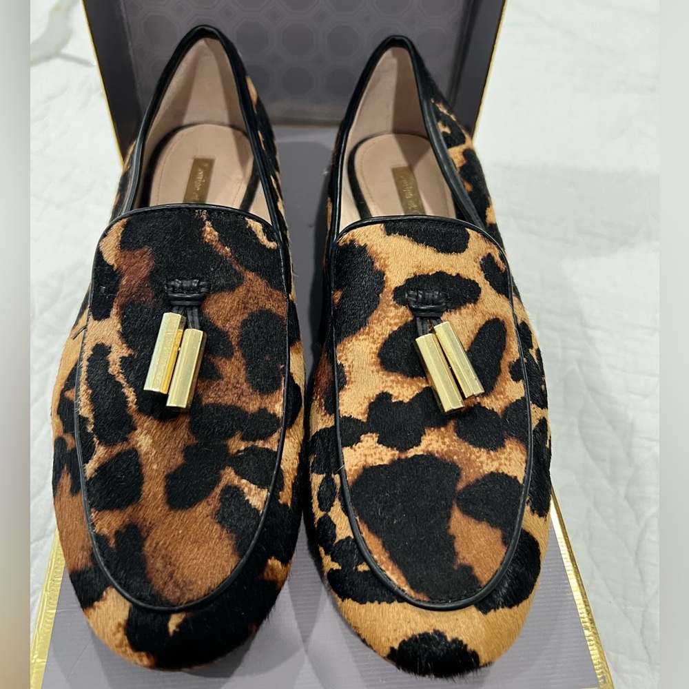 Louise et Cie Blondell Leopard Loafers Size 8.5